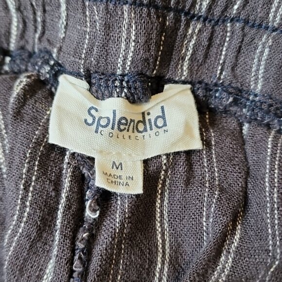 Splendid "Mead" wide leg LINEN Pants - Picture 3 of 5